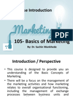 Basics of Marketing Course Introduction