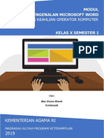 Modul Microsoft Word 2019