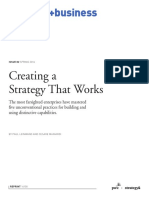 Creating A Strategy That Works