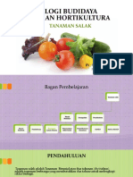 Teknologi Budidaya Tanaman Hortikultura