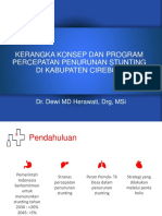 Kerangka Konsep Stunting Dan Program Perepatan Penurunan Stunting