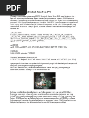 bios axioo fw01