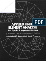 Applied Finite Element Analysis Apple II Book PDF