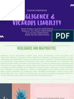 Negligence & Vicarous Liability