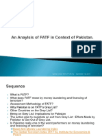 An Anaylsis of FATF in Context of Pakistan