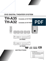 TH-A35 TH-A32: DVD Digital Theater System