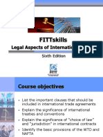 Fittskills: Legal Aspects of International Trade