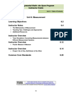 Unit 6: Measurement Learning Objectives 6.2 Instructor Notes 6.4