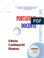 Portafolio Docente Edwin Carhuachi Ramos