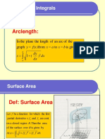 Arclength:: 9.13 Surface Integrals