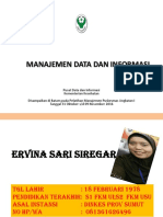 SIP Dan Analisis Data