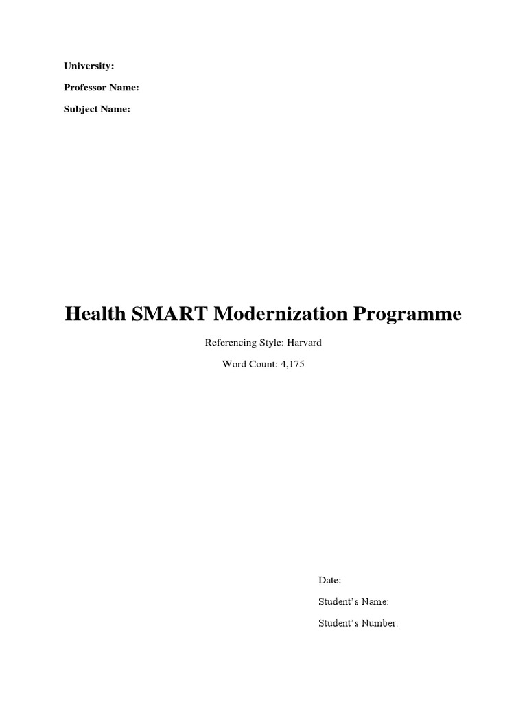 PPMP 20009 Assignment 323890 (Task 4000) | PDF | Health Care | Patient