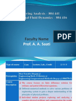 Faculty Name: Prof. A. A. Saati
