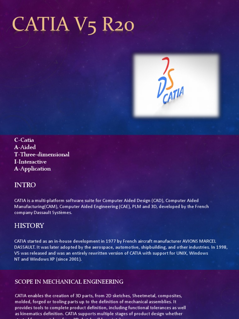 Catia V5 R20 Basics | PDF | Teaching Mathematics | Computing And