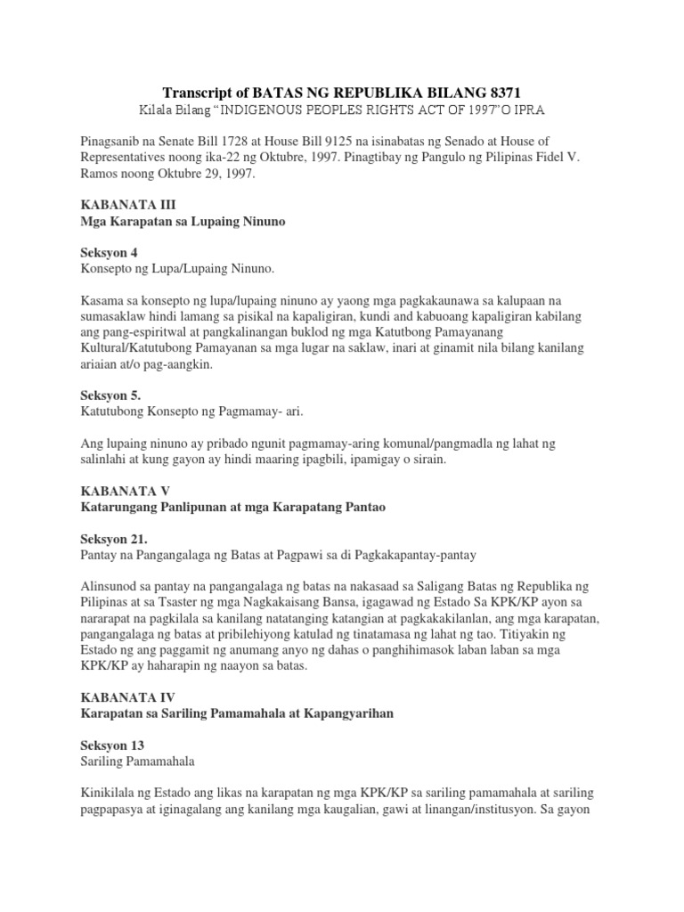IPRA | PDF