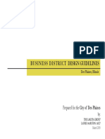 Businessdistrict Designguidelines: Prepared For The City of Des Plaines