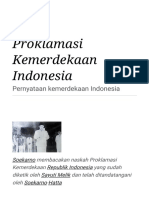 Proklamasi Kemerdekaan Indonesia, Ensiklopedia Bebas