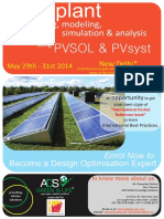 Designing, Modeling, Simulation & Analysis: Pvsol & Pvsyst