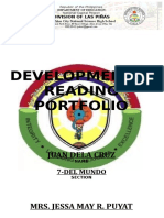 Developmental Reading Portfolio: Juan Dela Cruz