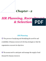 Chapter - 2: HR Planning, Recruitment & Selection