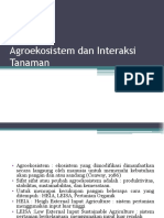 Agroekosistem Dan Interaksi Tanaman PDF