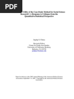 Download Chima_the Utility of the Case-study Method for Social Science by ayapas SN42679428 doc pdf