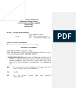 Republic of The Philippines National Capital Region Metropolitan Trial Court Manila City Branch 001