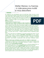 Cercetător Ștefan Manea nu foamea ne omoară, ci mâncarea prea multă!.docx