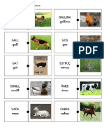 Encadenat Imatge Nom Animals de Granja PDF