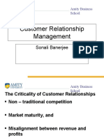 Customer Relationship Management: Sonali Banerjee