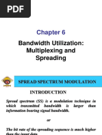 Bandwidth Utilization: Multiplexing and Spreading