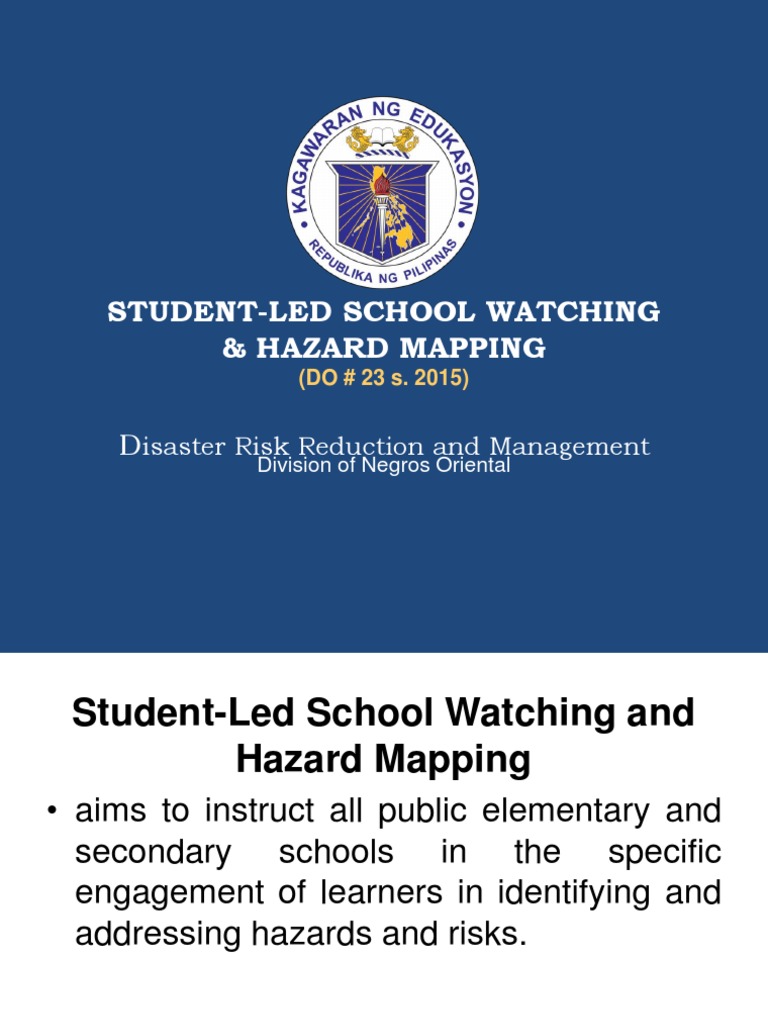 Student-Led School Hazard Mapping Guide | PDF | Hazards | Emergency ...