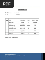 Specification: Product Name: Base Oil Grade: 150 (Gr-I)