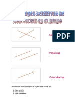 Matematicas Resueltos (Soluciones) Posiciones de 2 Rectas en El Plano Nivel I 1º Bachillerato