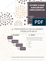 Konsep Dasar Manajemen Perkantoran