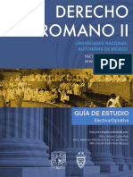 Derecho Romano II 2 Semestre PDF