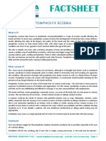 Factsheet: Pompholyx Eczema