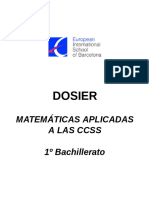 Dosier Curso 1bach CCSS PDF