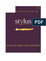 Stylus - A Causa Do Desejo e Suas Errâncias II PDF