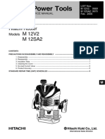 M 12V2 M 12SA2: Hitachi Router