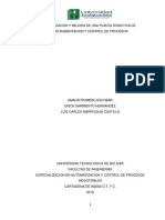 Optimizacion y Mejora de Una Planta Didactica de Instrumentacion y Control de Procesos PDF