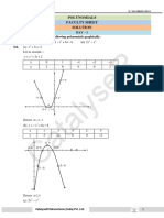 X Mathematics Polynomials Faculty Sheet BB Solutions