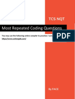 Most Repeated Coding Questions: Tcs NQT