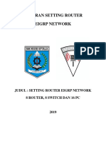 Laporan Setting Router Eigrp Network Kelompok 3 Xi TKJ 1