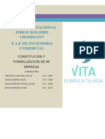 Filtro de Agua Vita Financiamiento y Formalizacion