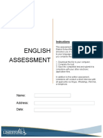 English Assessment 