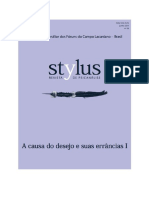 Stylus - A Causa Do Desejo e Suas Errâncias