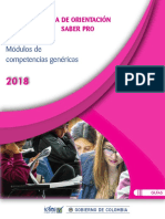 Guia de Orientacion Modulos de Competencias Genericas Saber Pro-2018