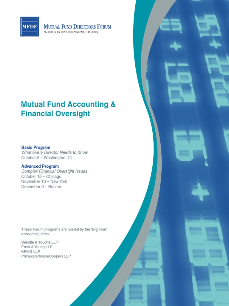 Mutual Fund Accounting & Financial Oversight PDF Internal Control