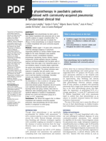 Chest Physiotherapy in Paediatric Patients Hospitalised With Community-Acquired Pneumonia: A Randomised Clinical Trial